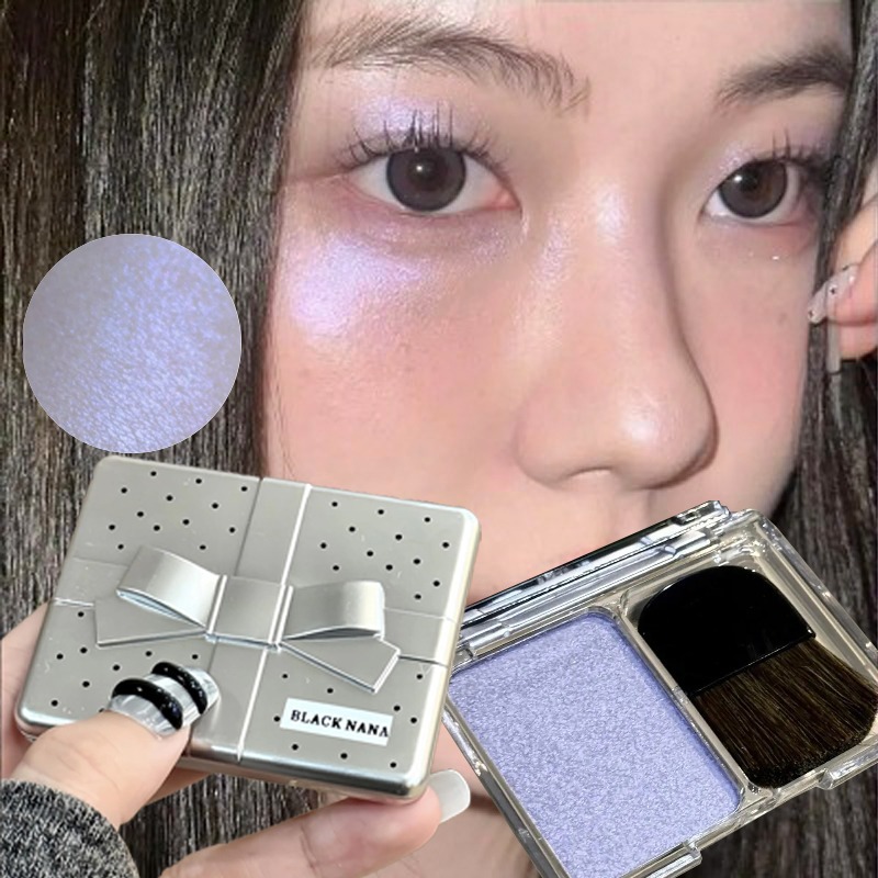 Eyeshadow Glitter Pigment - Paleta de Maquillaje Portátil con Brocha,