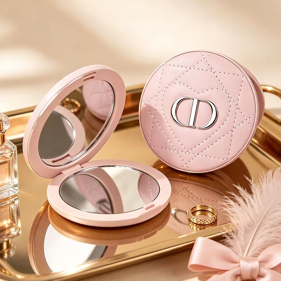 Beauty Makeup Dior - Espejo de Maquillaje de Cuero DIOR