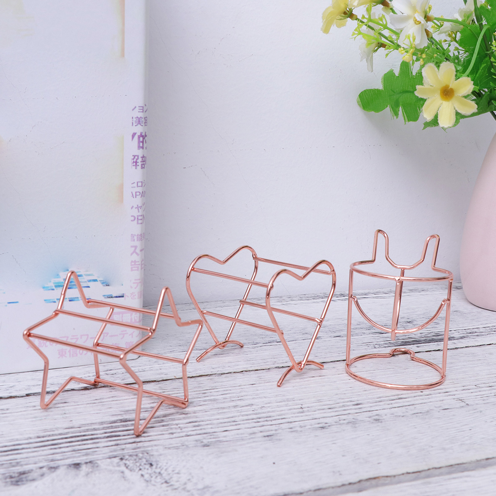 Beauty For Makeup - Soporte de metal elegante para esponjas