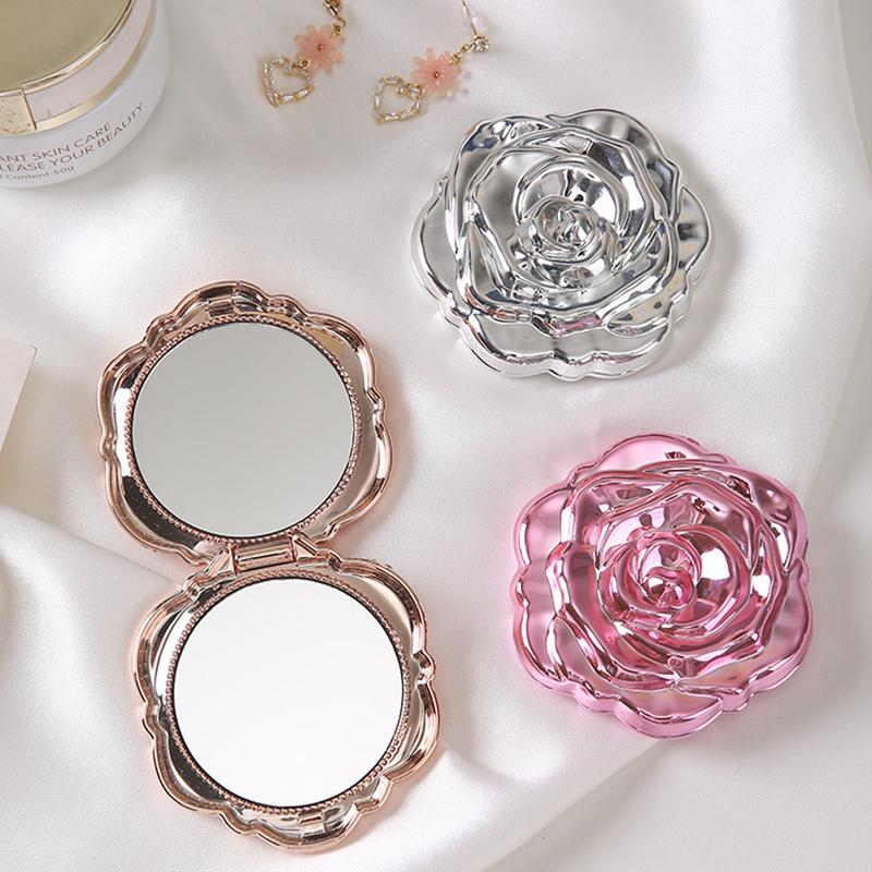 Beauty Rose Makeup - Espejos de Mano de Doble Cara,