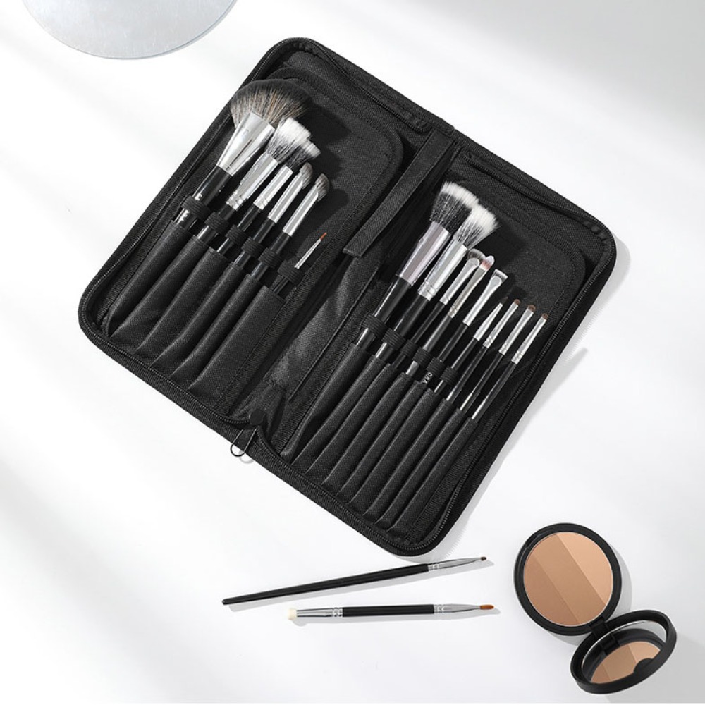 Blush Brush Kabuki - Bolsa para brochas de maquillaje portátil