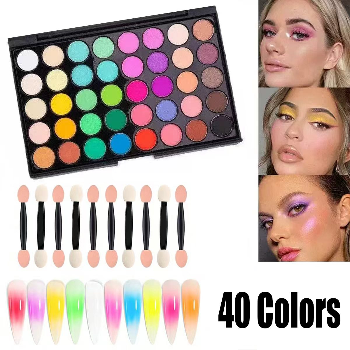 Eyeshadow Glitter Pigment - Nuevo maquillaje y arte de uñas,