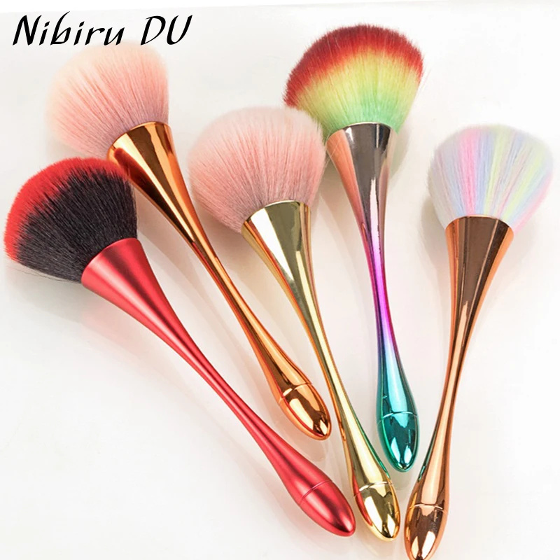 Blush Brush Kabuki - Pinceles profesionales para decoración de uñas,
