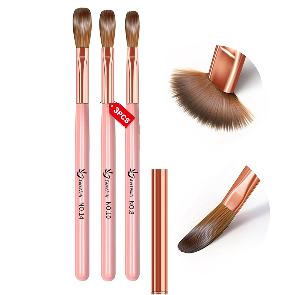 Juego de 3 uds de pinceles acr - Blush Brush Kabuki reseña y precio