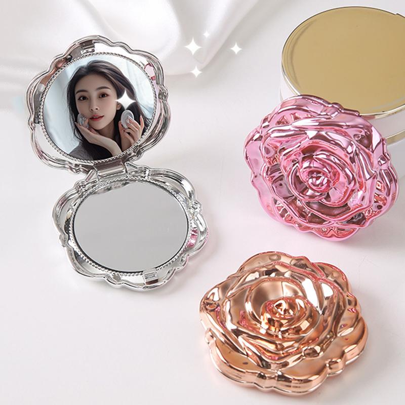 Mini espejo portátil Retro con - Beauty Rose Makeup reseña y precio