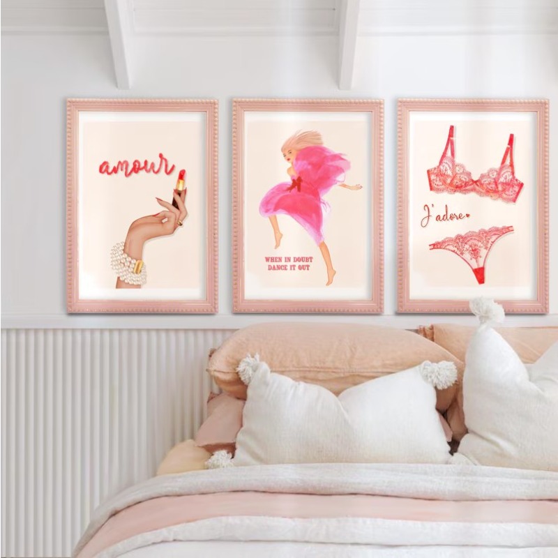 Póster de revista de moda Glam - Makeup Is Beauty Quotes reseña y precio