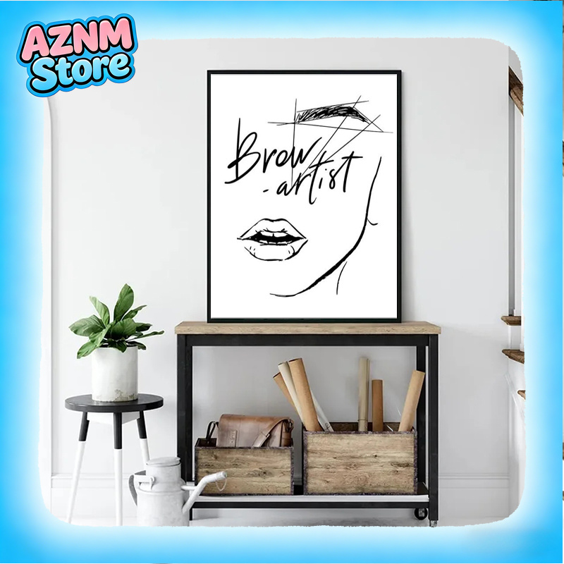 Póster de Maquillaje de Moda 2 - Makeup Is Beauty Quotes reseña y precio