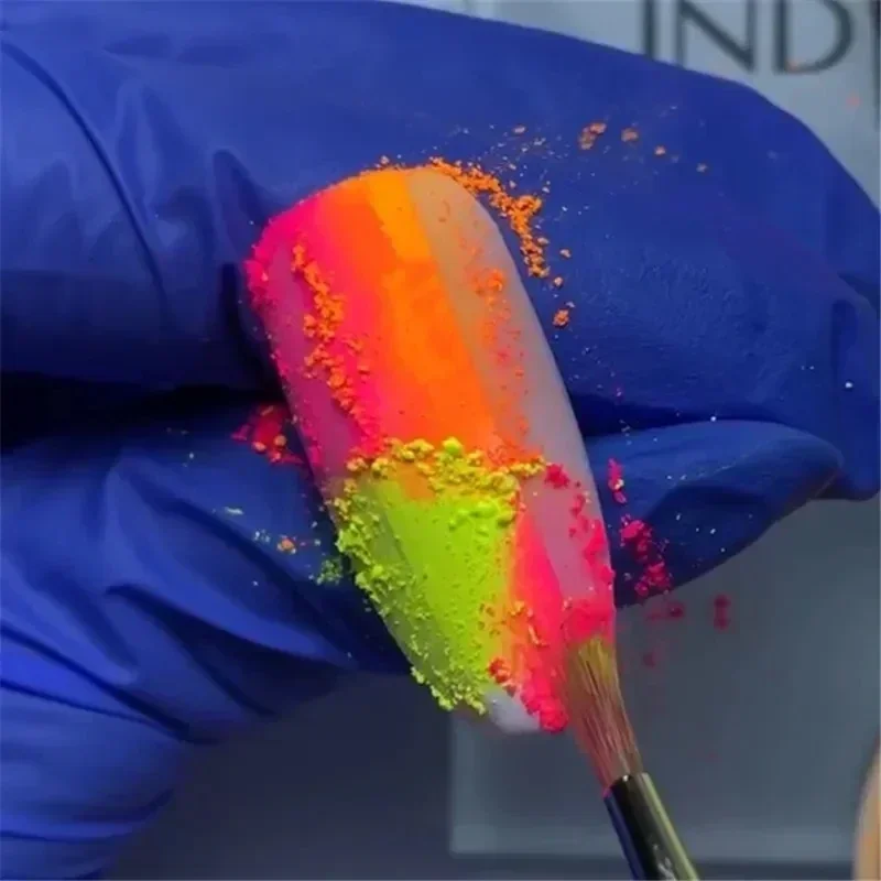 Polvo de Mica fluorescente par - Eyeshadow Glitter Pigment reseña y precio
