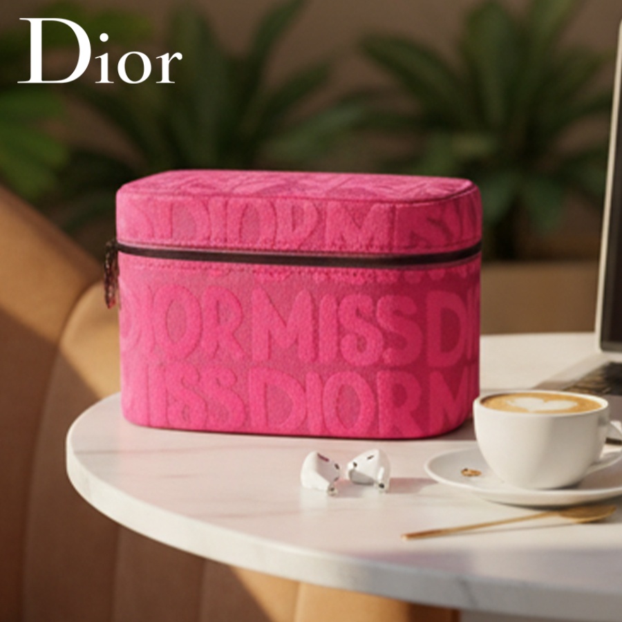 Bolsa de cosméticos rosa de Di - Beauty Makeup Dior reseña y precio