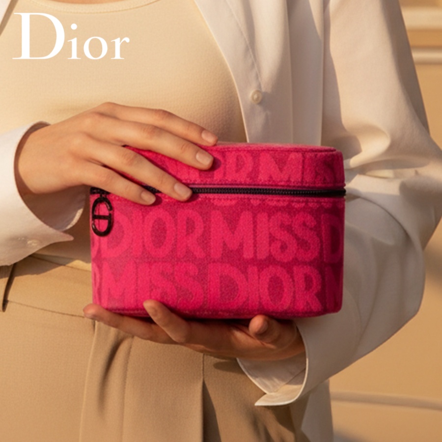 Bolsa de cosméticos rosa de Di - Beauty Makeup Dior reseña y precio