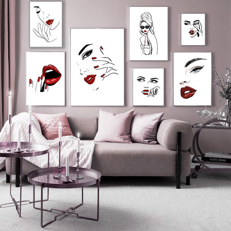 Póster de maquillaje de moda n - Makeup Is Beauty Quotes reseña y precio