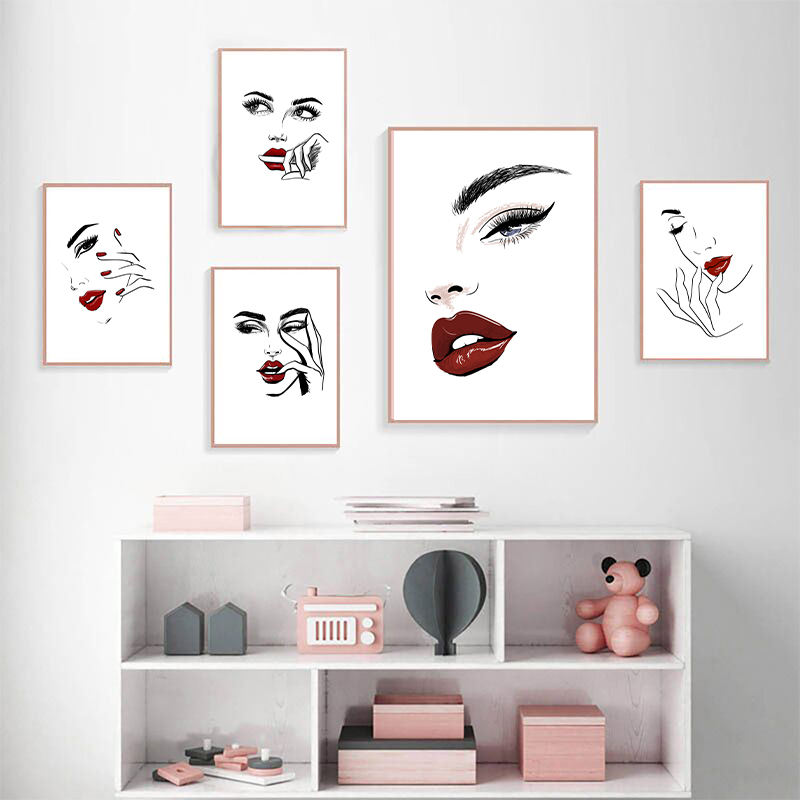Póster de maquillaje de moda n - Makeup Is Beauty Quotes reseña y precio