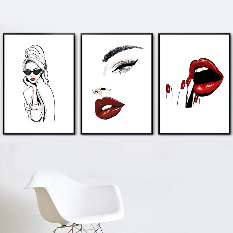 Póster de maquillaje de moda n - Makeup Is Beauty Quotes reseña y precio