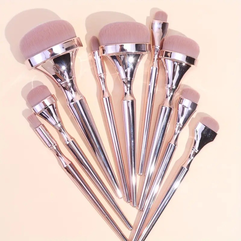 Set de 9 Brochas de Maquillaje - Beauty Rose Makeup reseña y precio