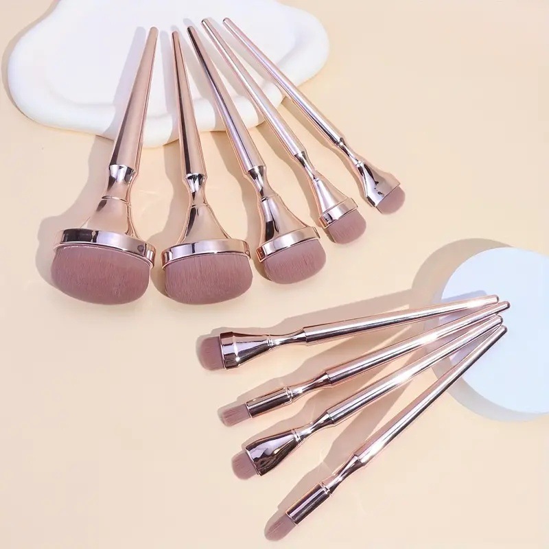 Set de 9 Brochas de Maquillaje - Beauty Rose Makeup reseña y precio