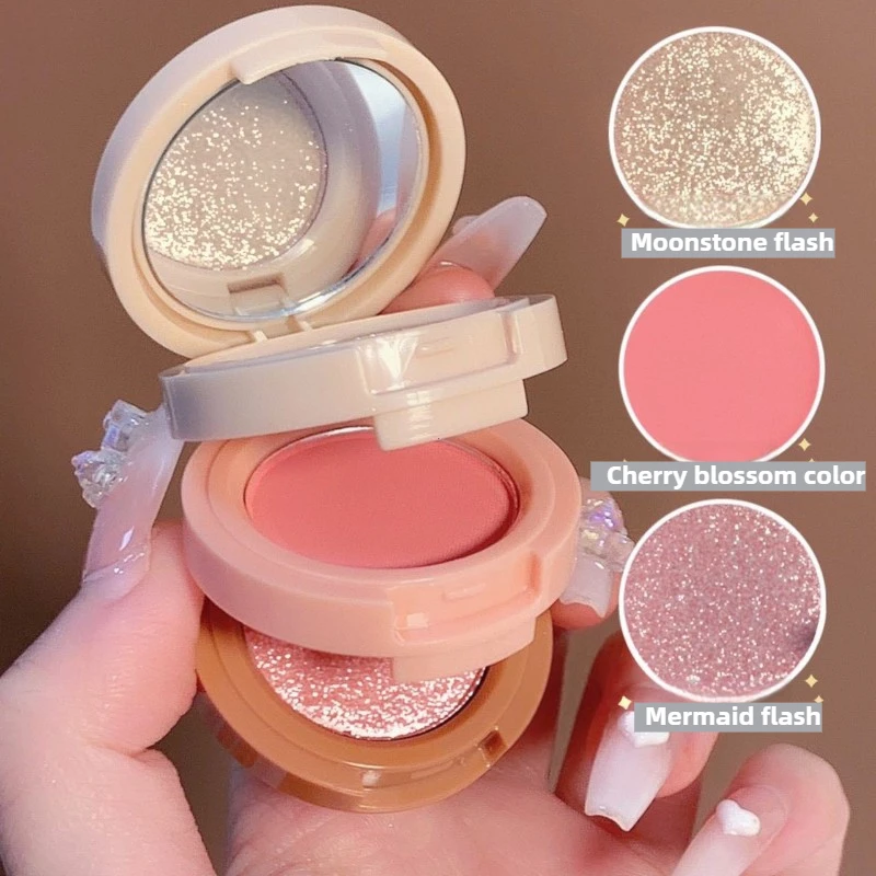 Paleta de Rubor e Iluminador 3 - Eyeshadow Glitter Pigment reseña y precio