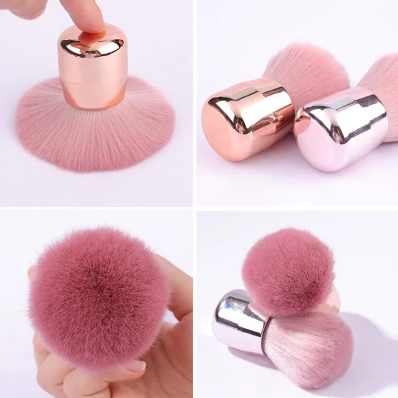 Pincel Profesional para Uñas c - Blush Brush Kabuki reseña y precio
