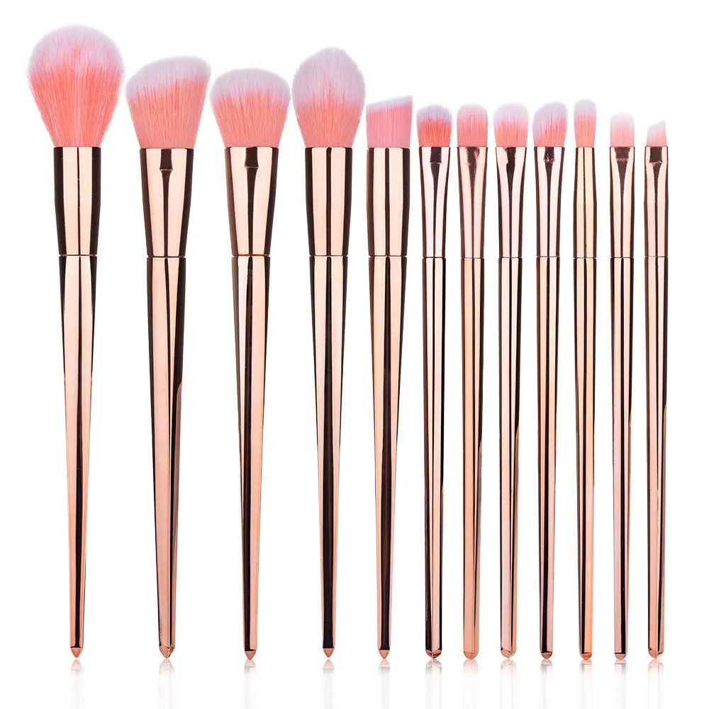 12 unids/set de brochas de maq - Beauty Rose Makeup reseña y precio