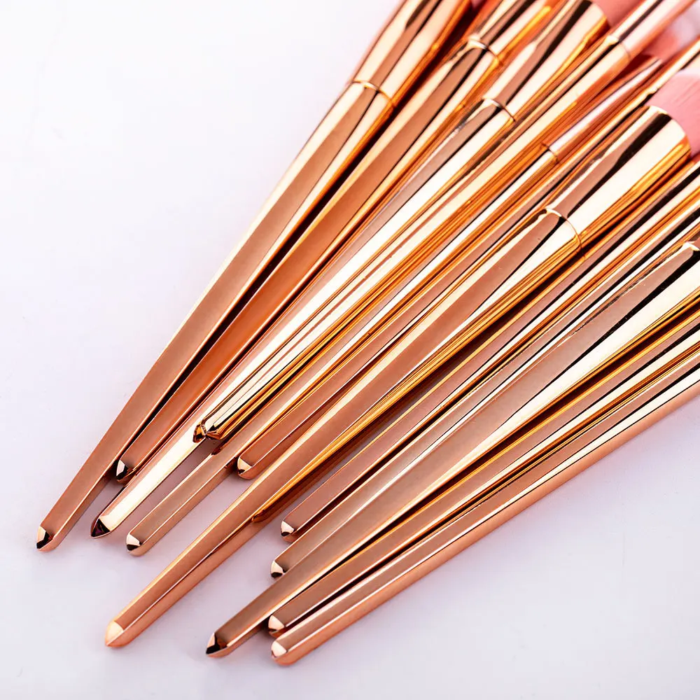 12 unids/set de brochas de maq - Beauty Rose Makeup reseña y precio