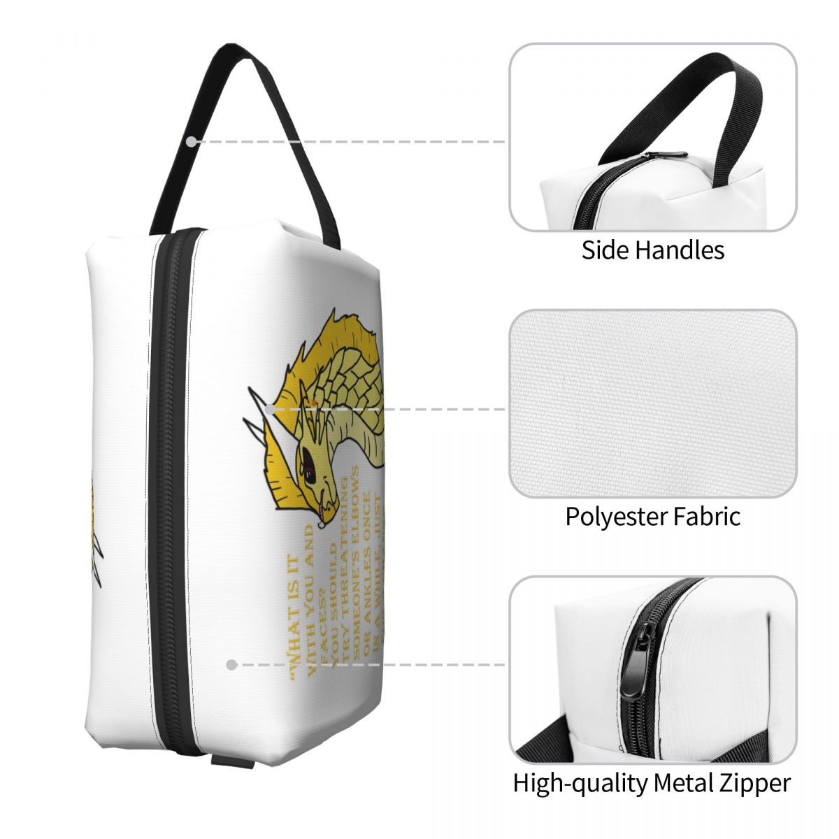 Qibli Quote - Bolsa de maquill - Makeup Is Beauty Quotes reseña y precio