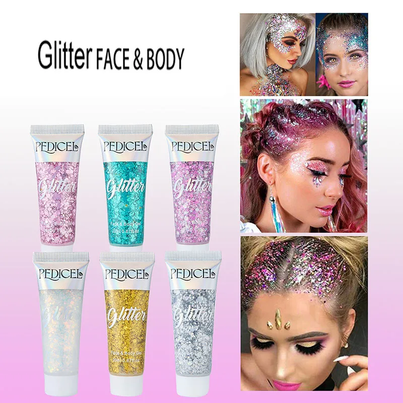 Gel Brillante para Rostro, Cre - Eyeshadow Glitter Pigment reseña y precio