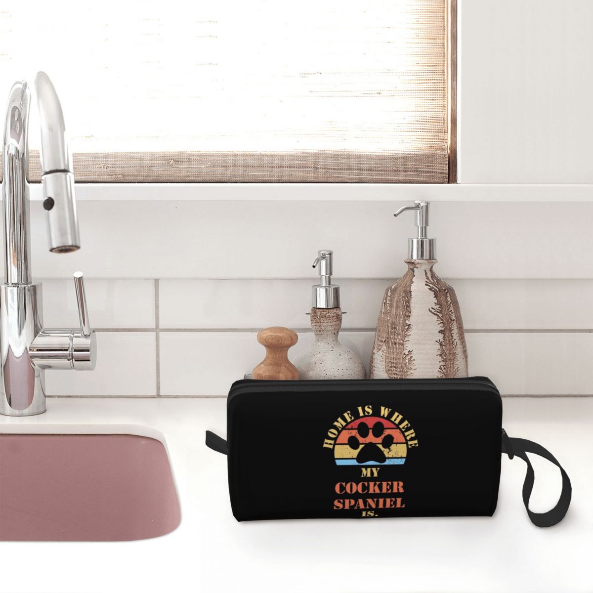Bolsa de maquillaje con cita d - Makeup Is Beauty Quotes reseña y precio
