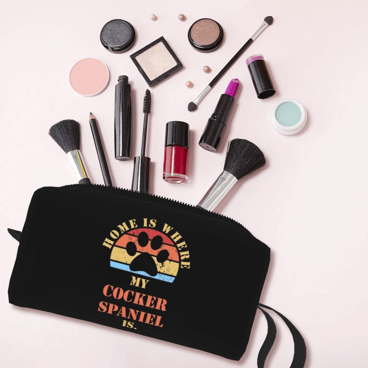 Bolsa de maquillaje con cita d - Makeup Is Beauty Quotes reseña y precio