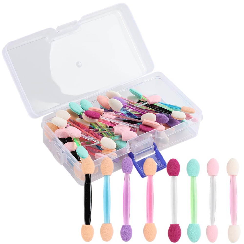 Fcozpjk 50PCS Pinceles aplicad - Eyeshadow Glitter Pigment reseña y precio