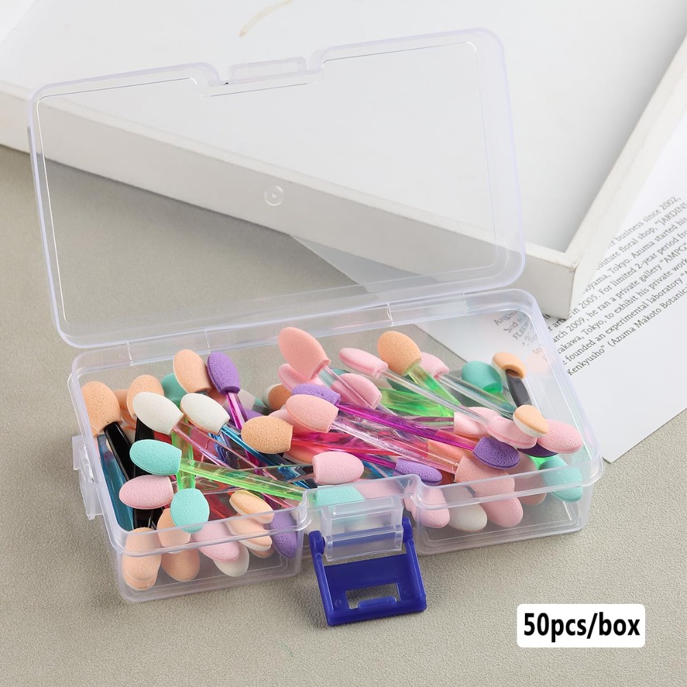 Fcozpjk 50PCS Pinceles aplicad - Eyeshadow Glitter Pigment reseña y precio