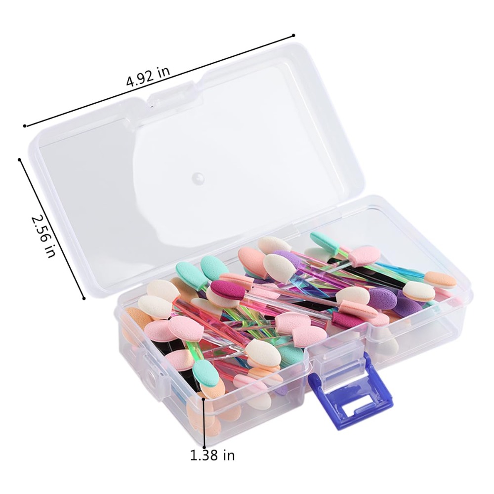 Fcozpjk 50PCS Pinceles aplicad - Eyeshadow Glitter Pigment reseña y precio