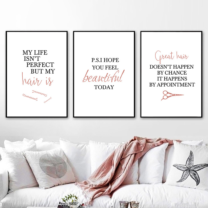 Pósteres artísticos con cita d - Makeup Is Beauty Quotes reseña y precio