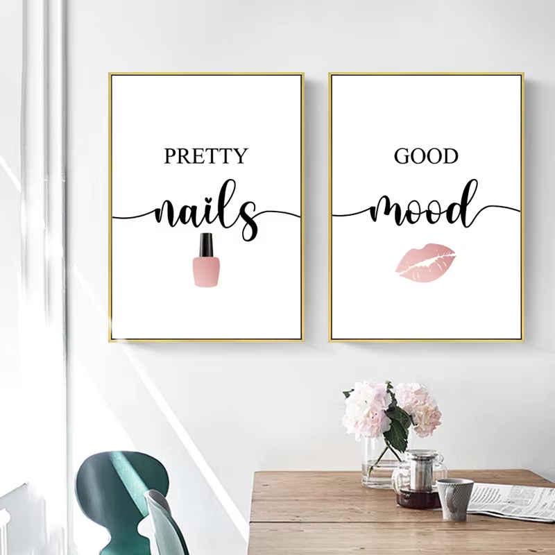 Esmalte de uñas con labios roj - Makeup Is Beauty Quotes reseña y precio