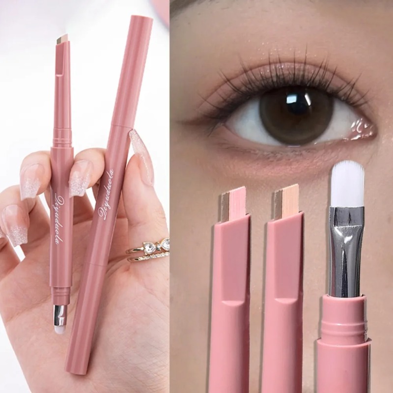 Lápiz Coreano 2 en 1 para Ojos - Eyeshadow Glitter Pigment reseña y precio