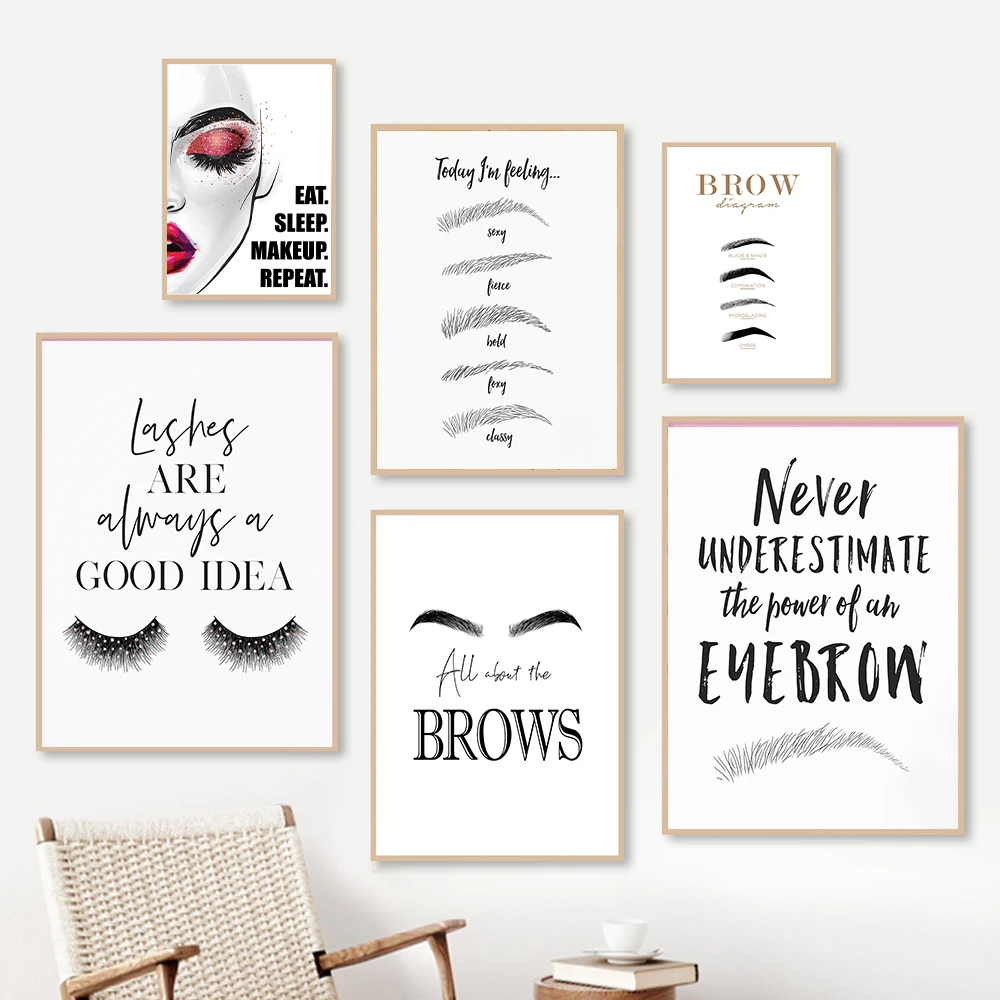 Lienzo de maquillaje de moda,  - Makeup Is Beauty Quotes reseña y precio